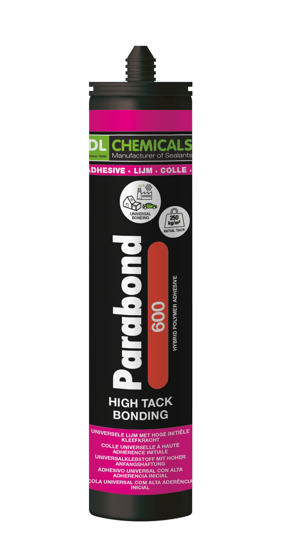 Parabond 600 adhesive with strong adhesion based on MS-Polymer